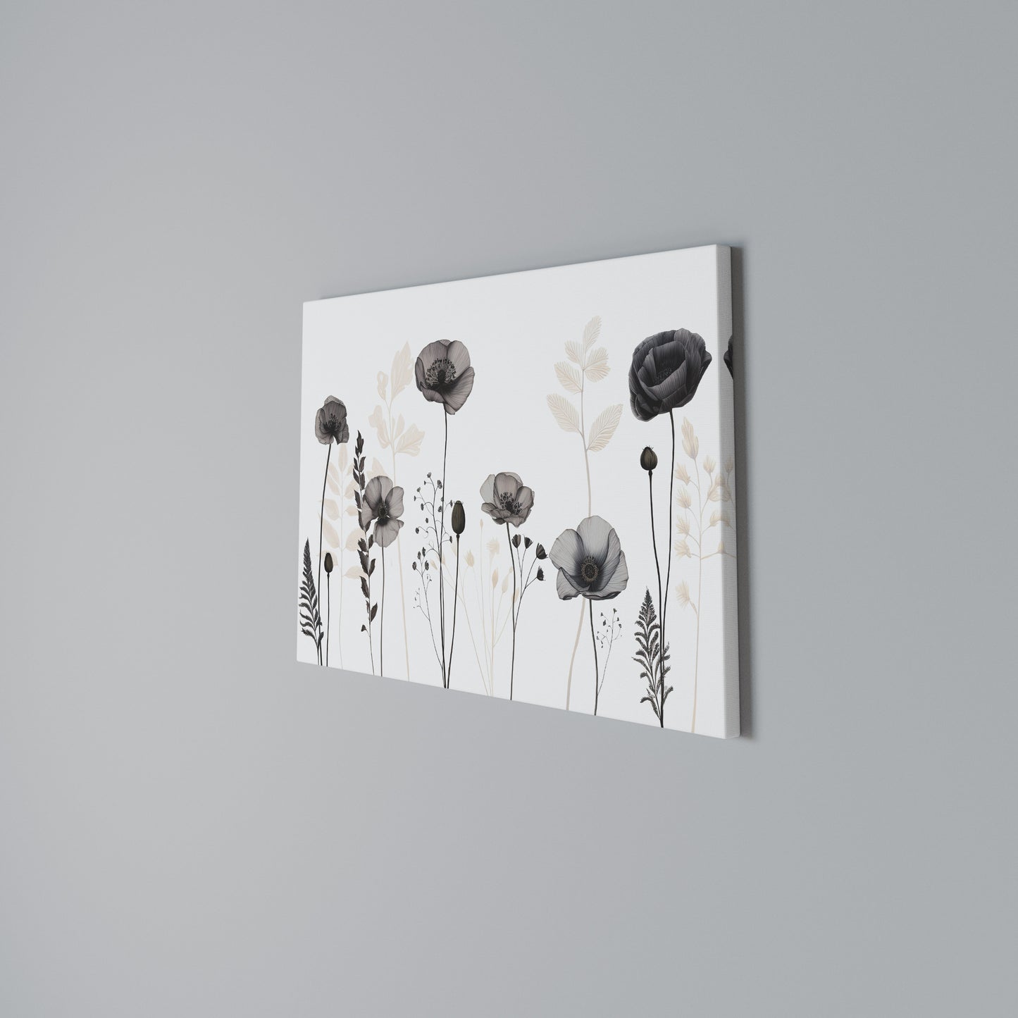 POPPY ALLURE Horizontal Canvas Print