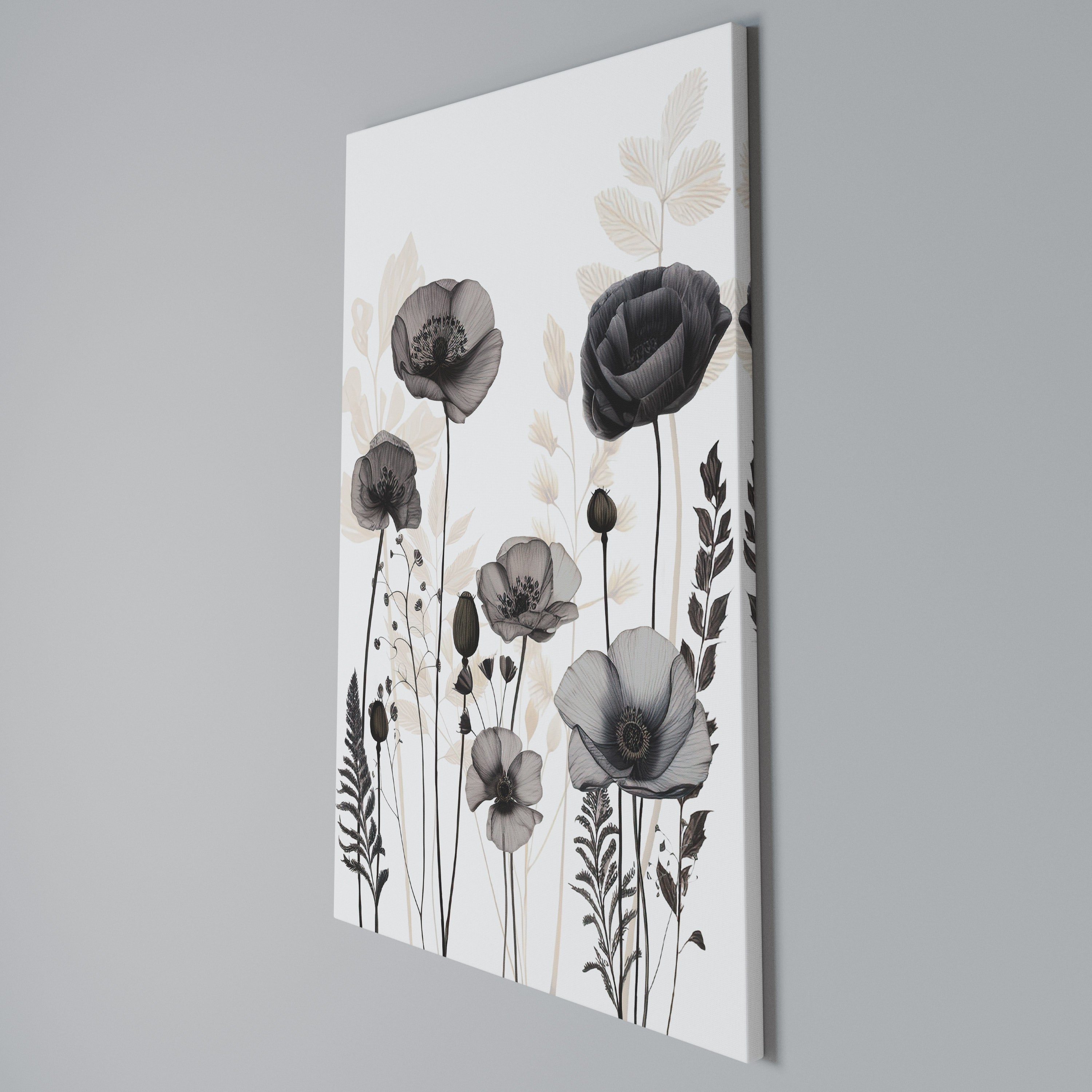 POPPY ALLURE Vertical Canvas Print