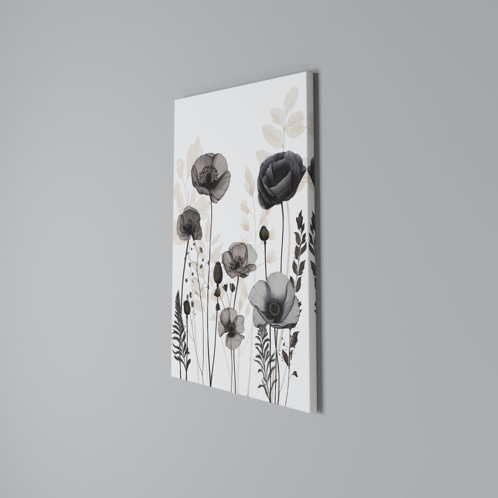 POPPY ALLURE Vertical Canvas Print