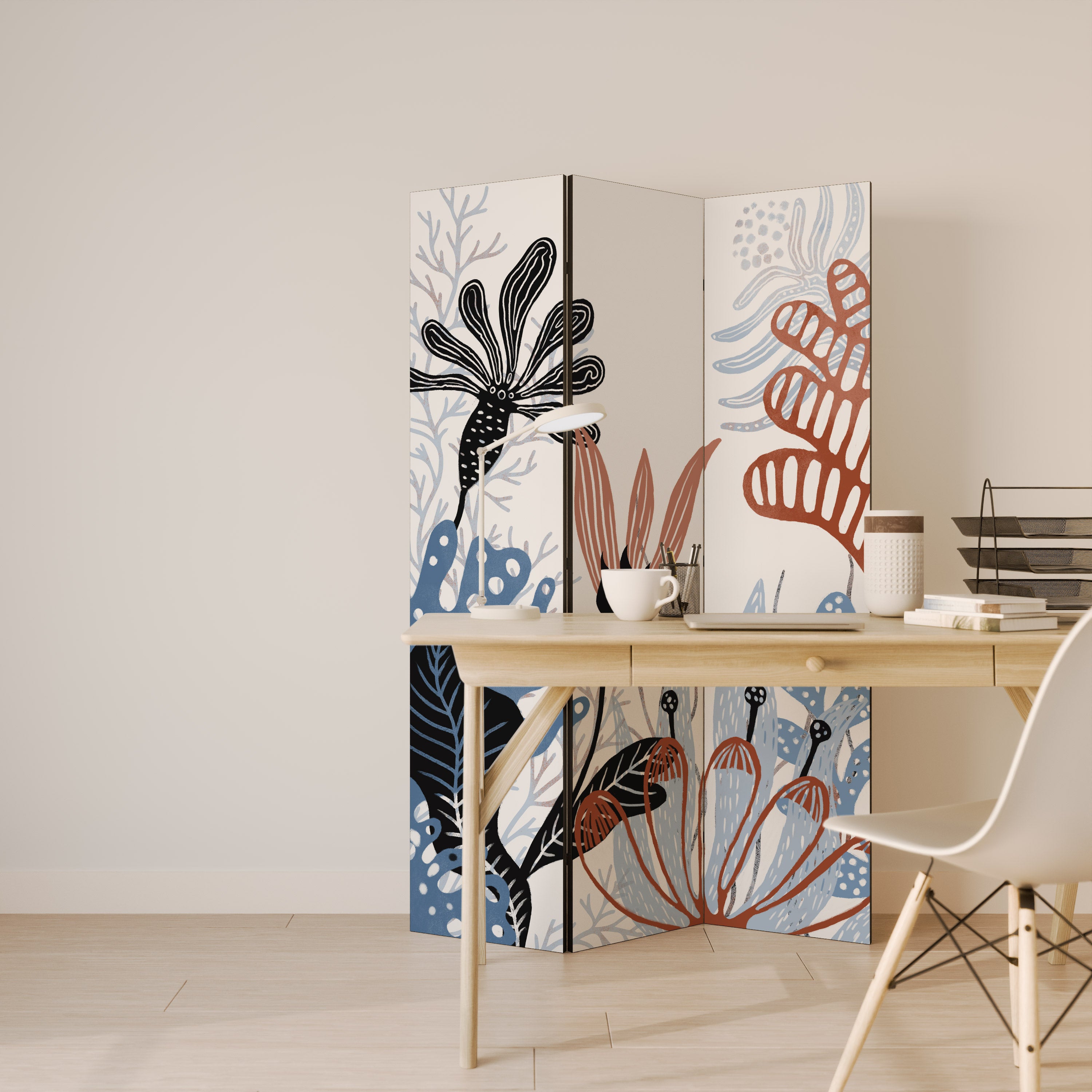 ORGANIC ASSEMBLAGE 3dílný paraván