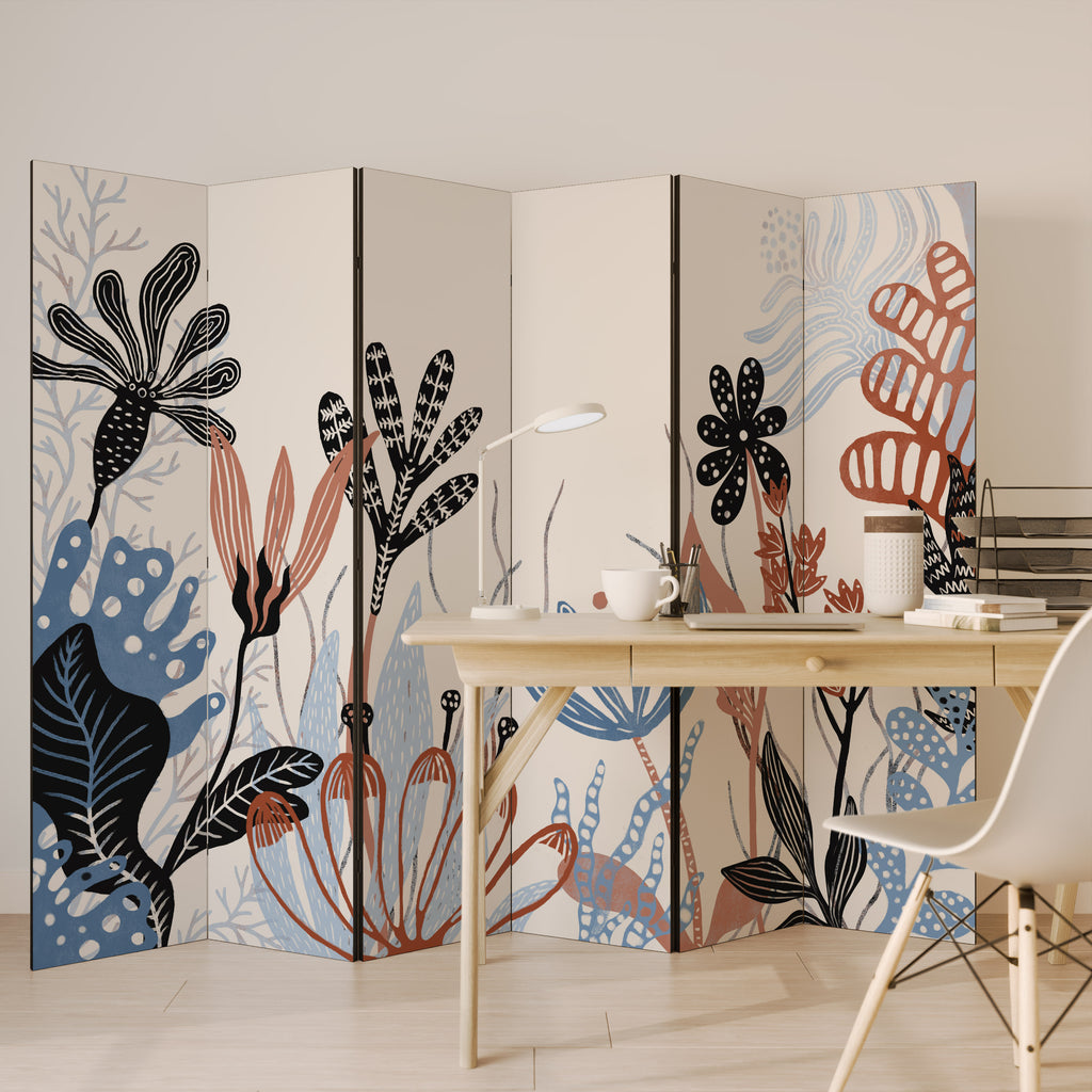 ORGANIC ASSEMBLAGE 6-Panel Room Divider