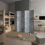 LUSH LINEAR BLOOMS 5-Panel Room Divider