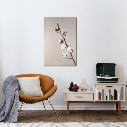COTTON CLOUDS IN BALANCE Vertical Canvas Print