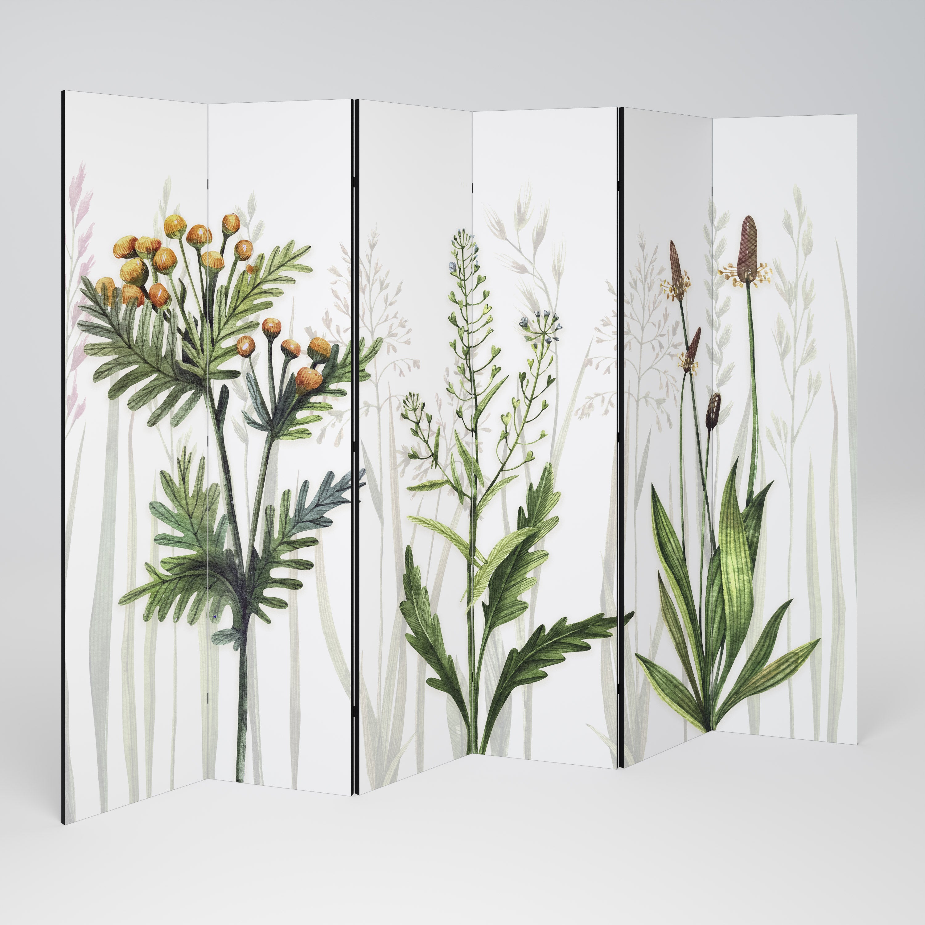 HERBAL DREAM 6-Panel Room Divider