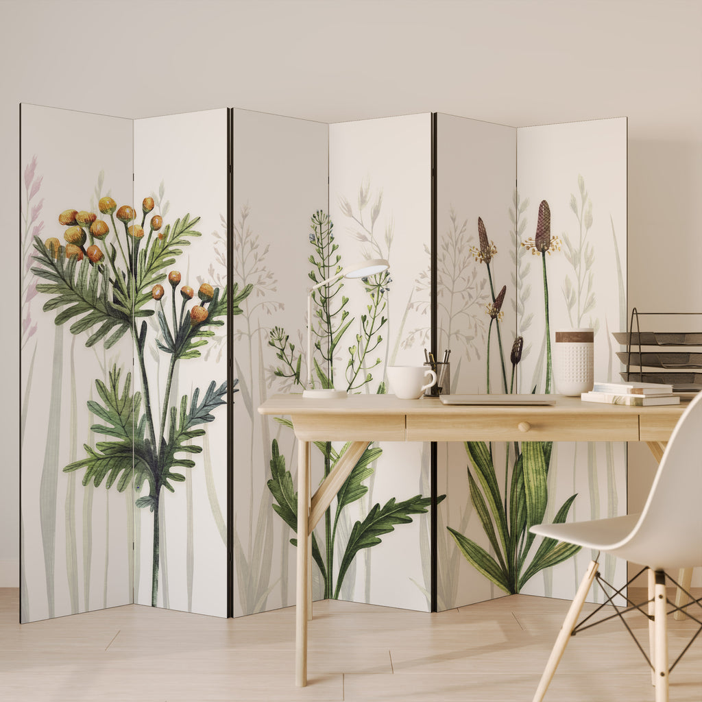 HERBAL DREAM 6-Panel Room Divider