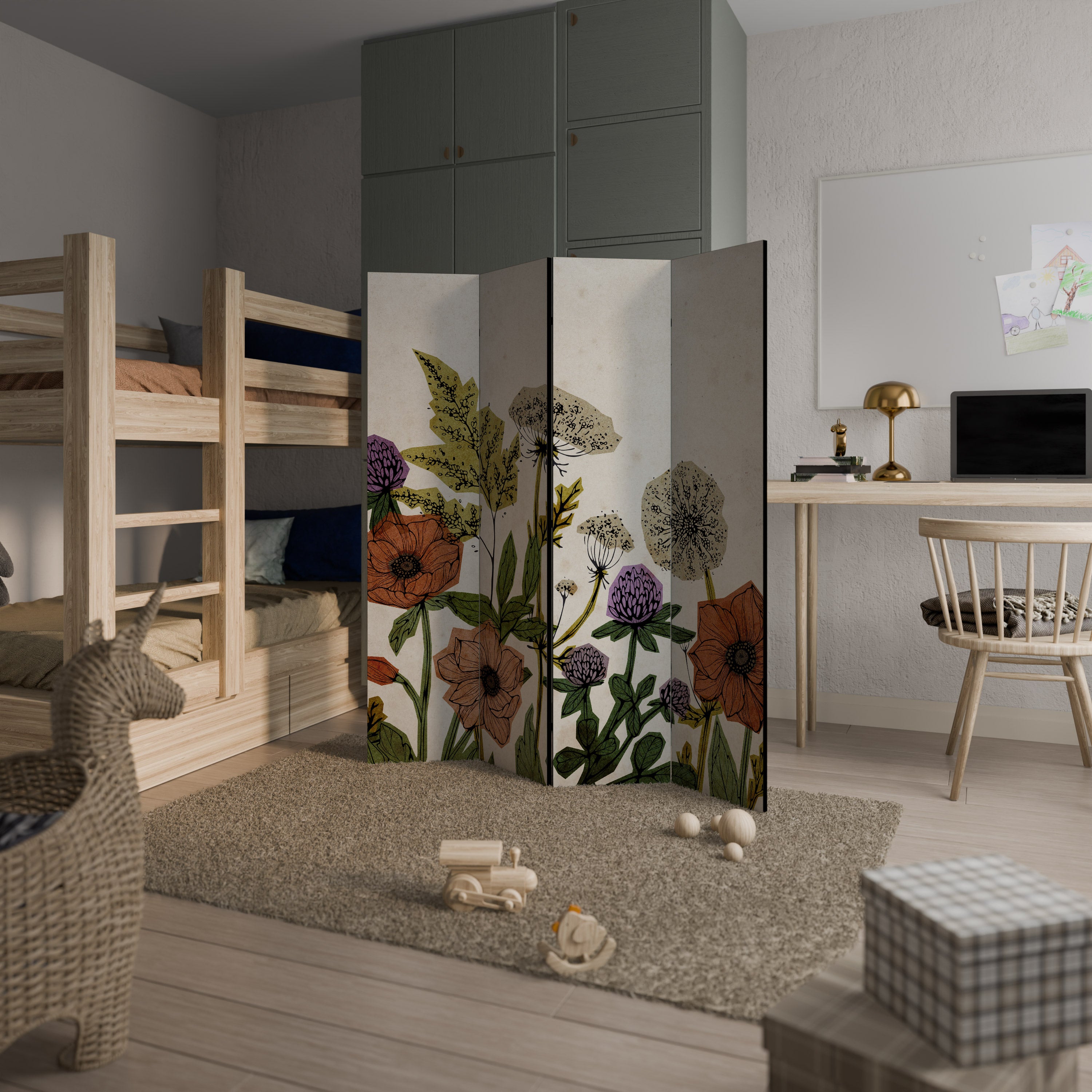 SPROUT ELEGANCE 4dílný paraván