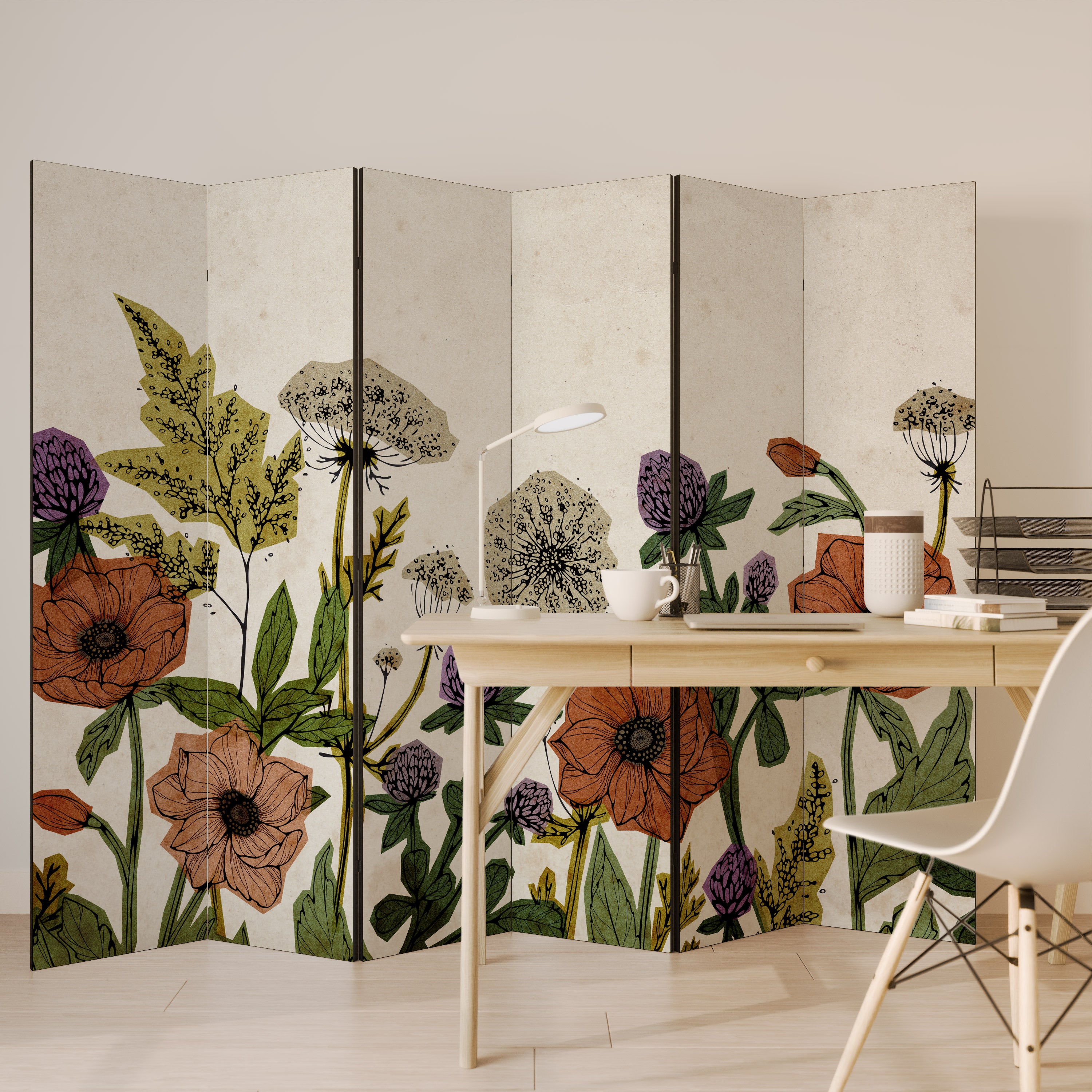 SPROUT ELEGANCE 6-Panel Room Divider