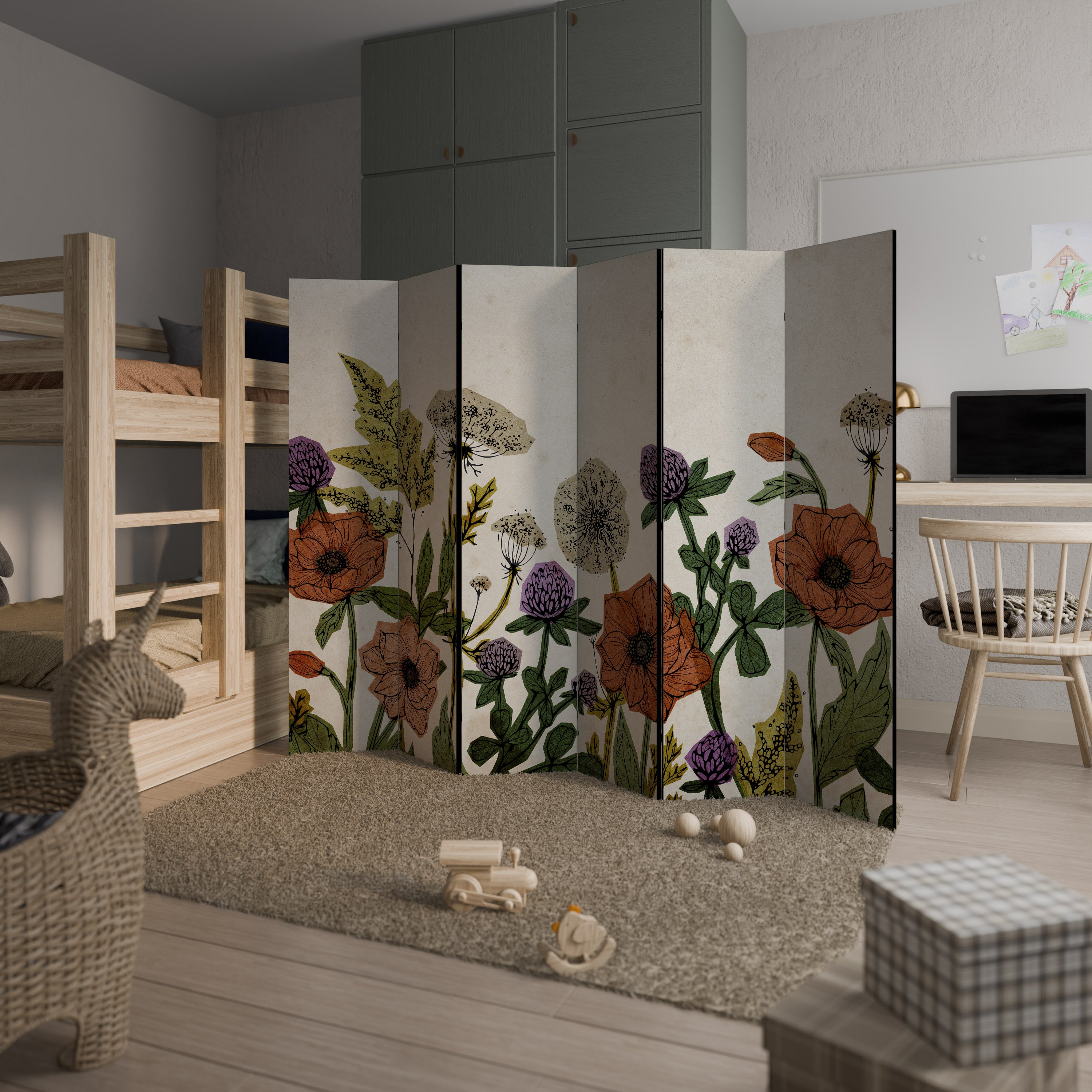 SPROUT ELEGANCE 6-Panel Room Divider