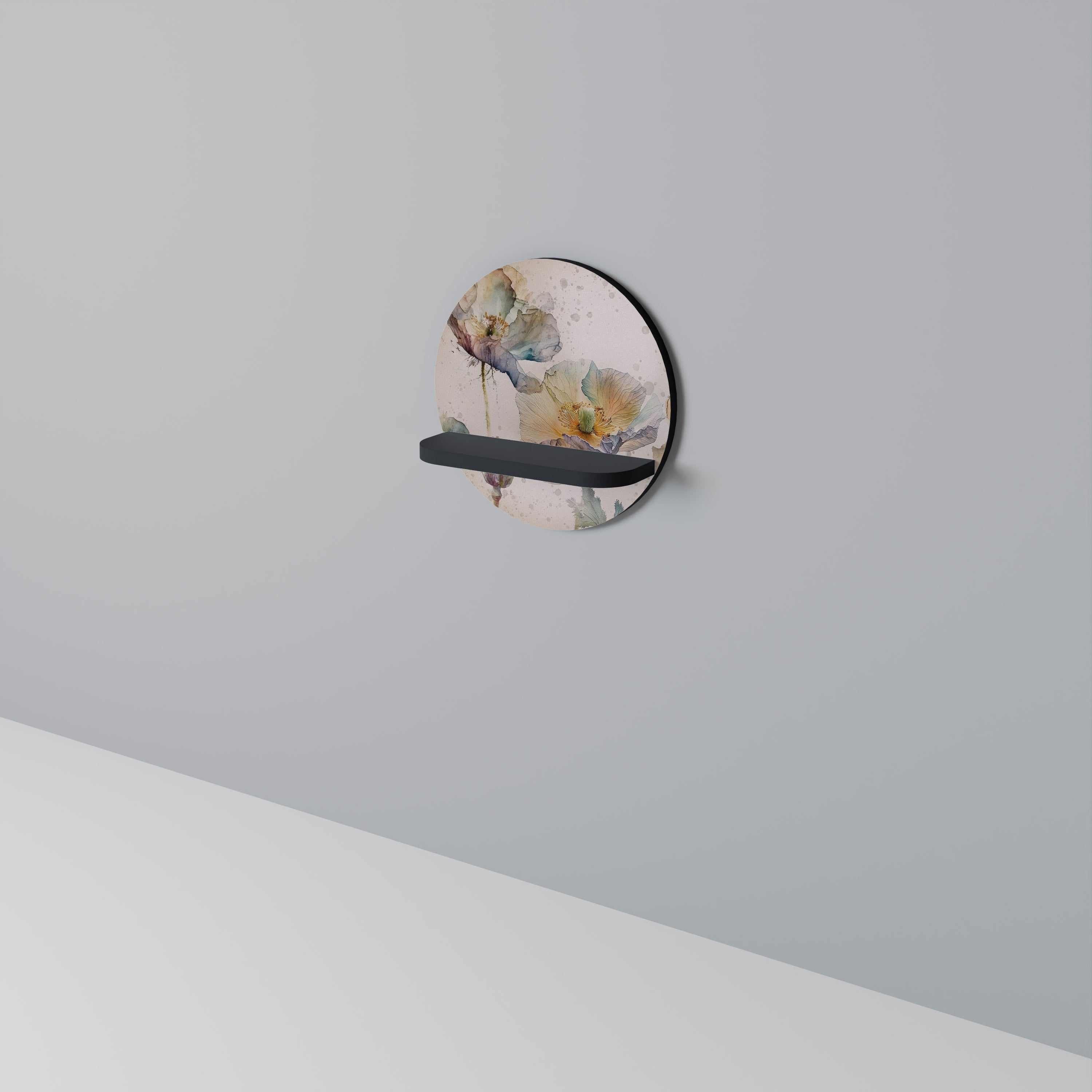 SOFTEN POPPY Art Shelf