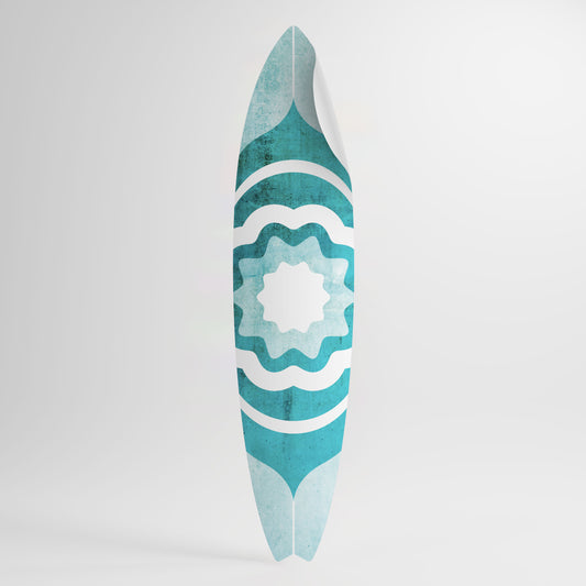 BARBADOS BLUE Samolepka ve tvaru surfu