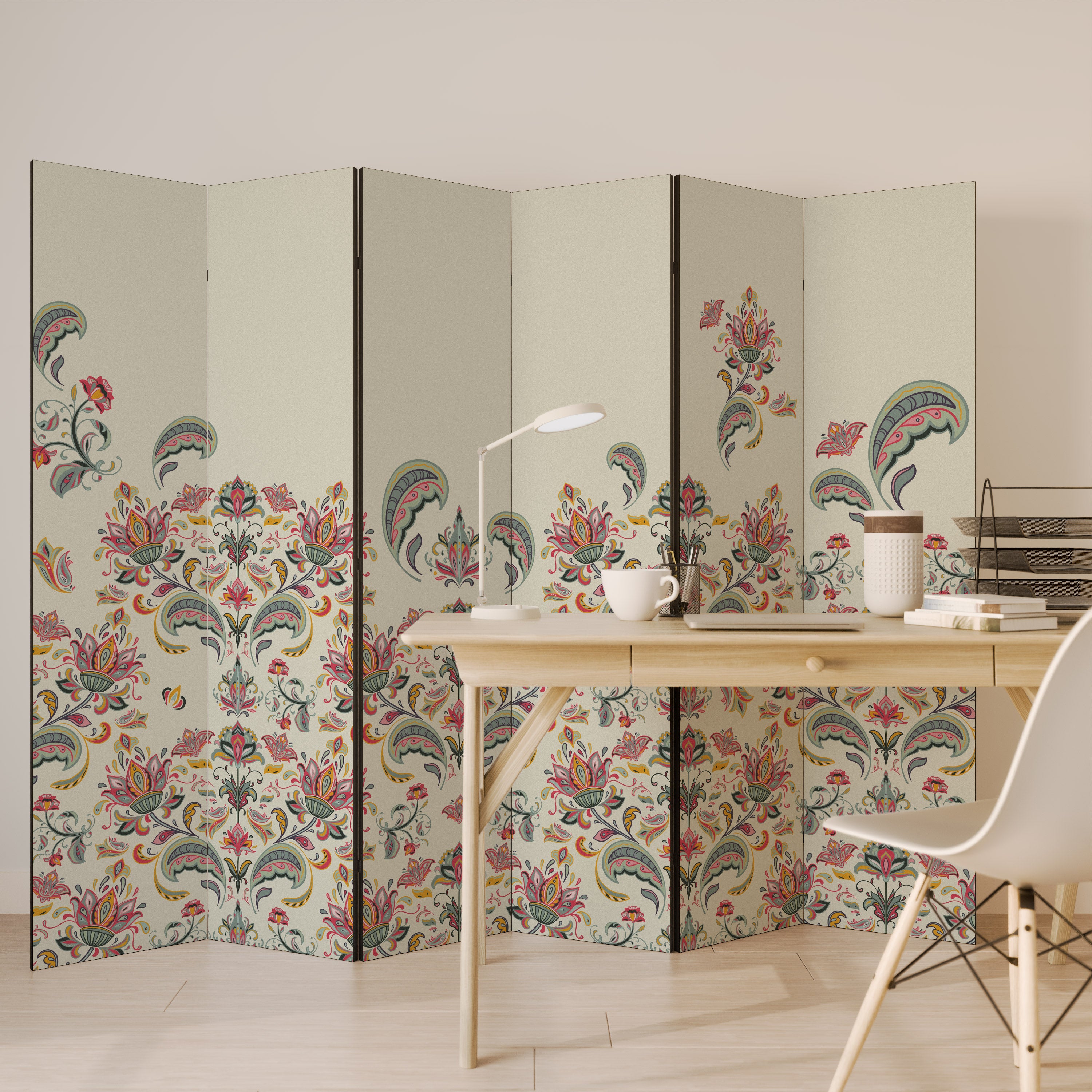 ORGANIC FOLKLORE 6-Panel Room Divider