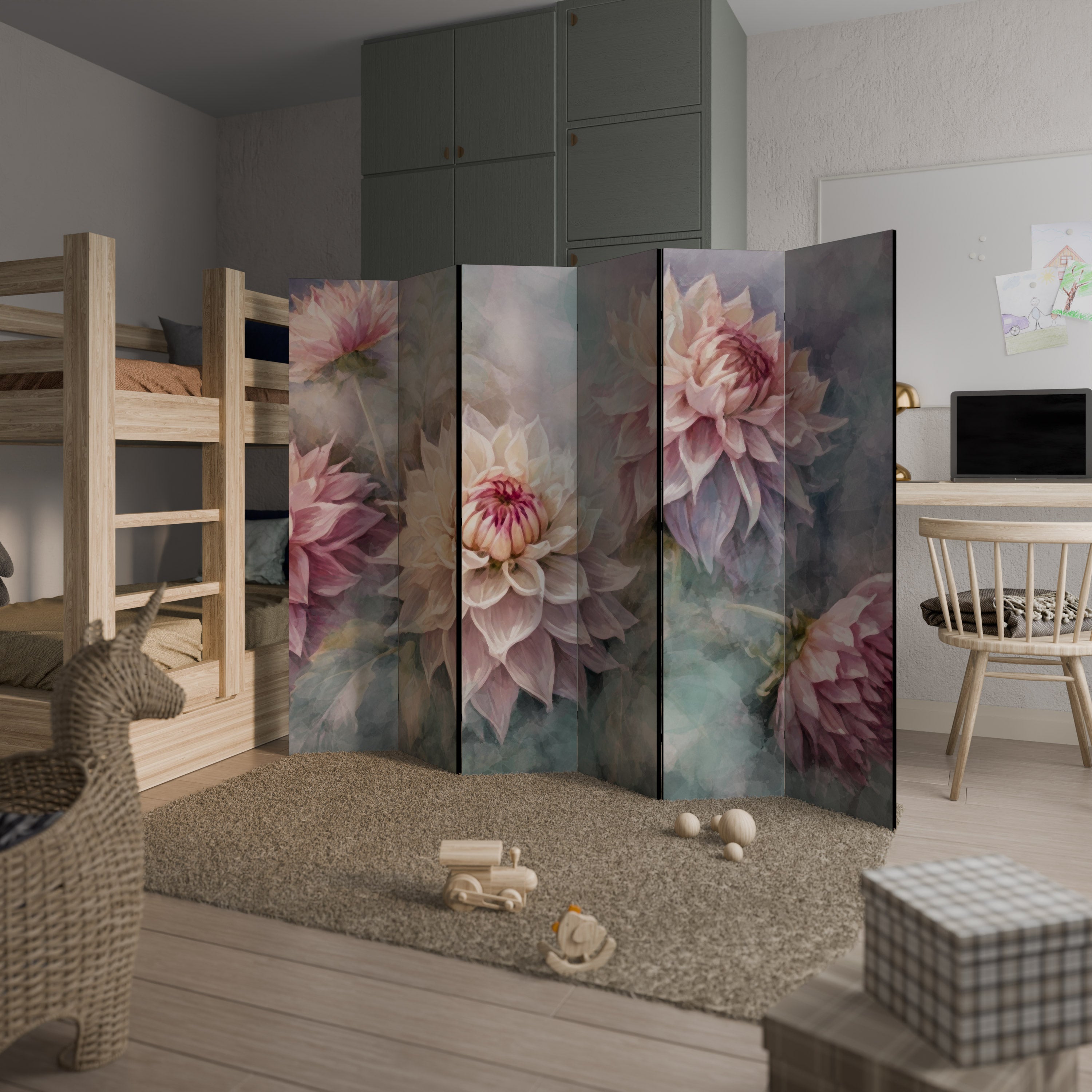 LUMINOUS GARDEN 6-Panel Room Divider