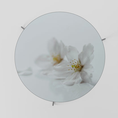 FLEETING WHITE PETALS Konferenční stolek