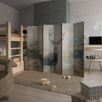 FOREST KING 6-Panel Room Divider