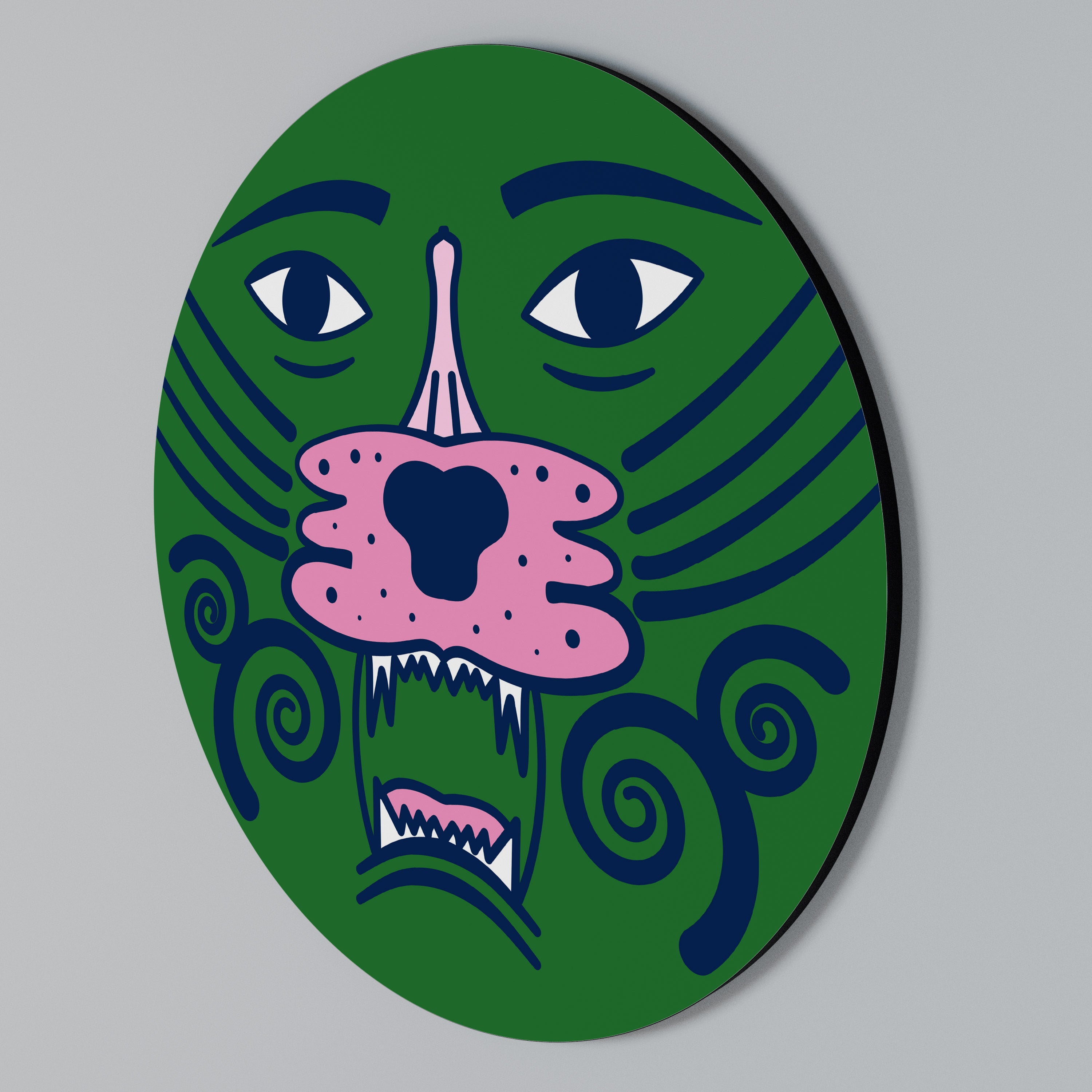 STAY WILD Kulatá nástěnná dekorace