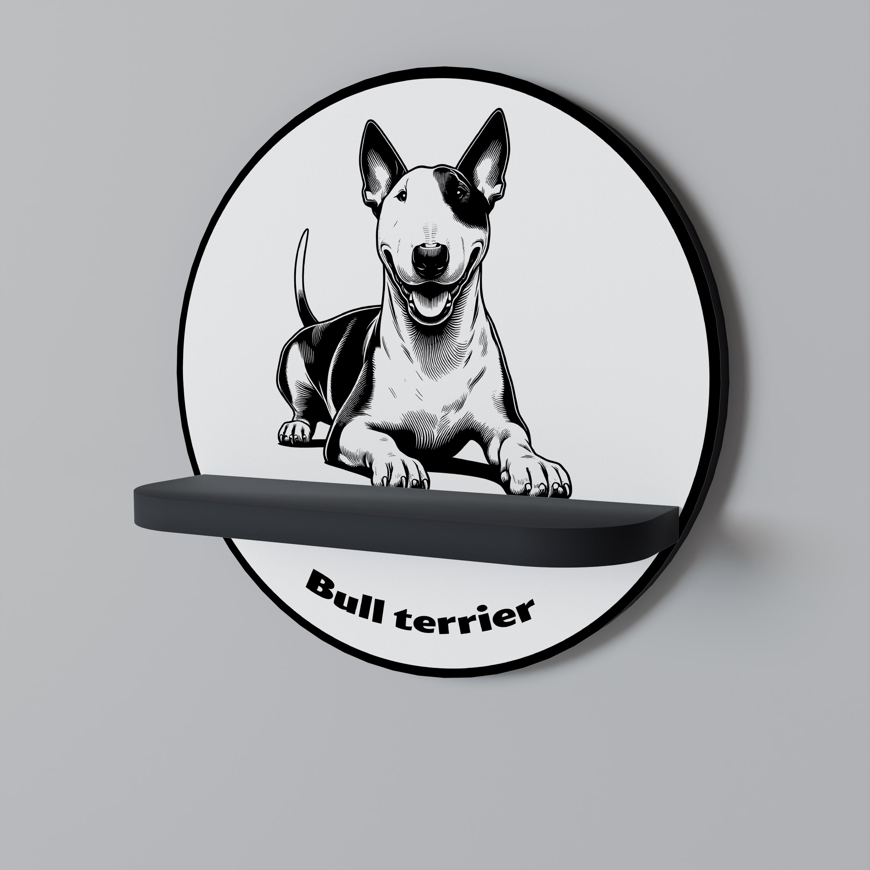 BULL TERRIER Designová police