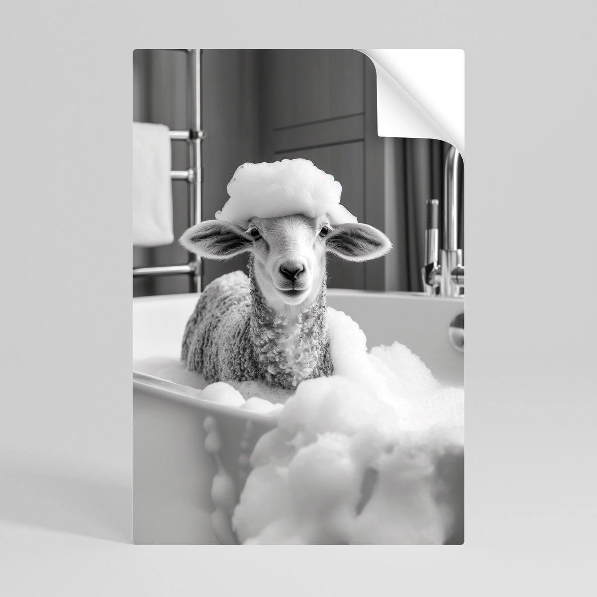 BUBBLE BATH BAA Svislý samolepicí plakát