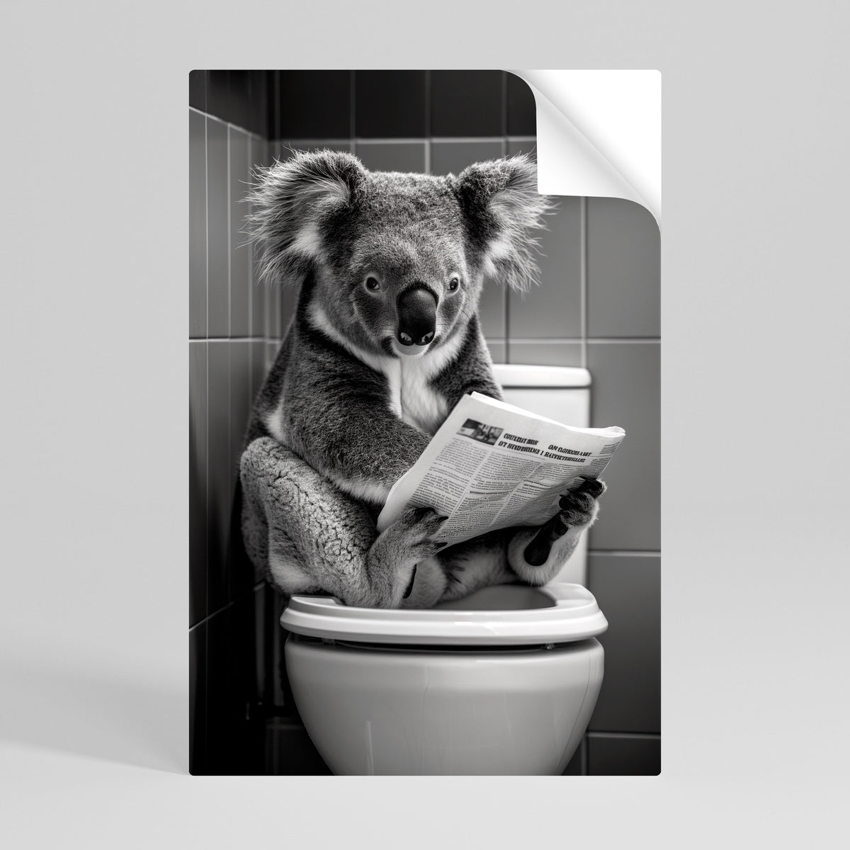 TOILET TIME TALES Svislý samolepicí plakát