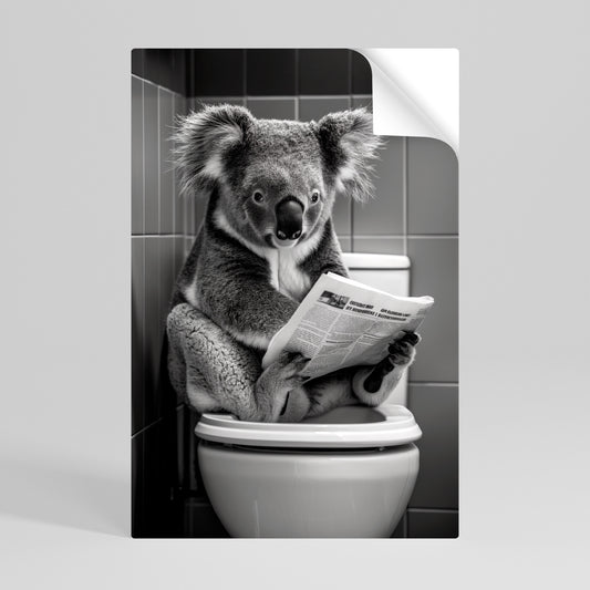 TOILET TIME TALES Svislý samolepicí plakát