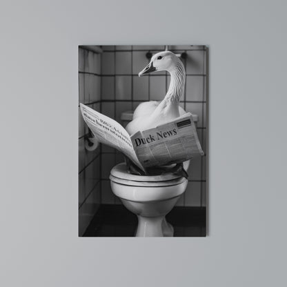 DUCKTAILS AND TIDBITS Vertical Canvas Print