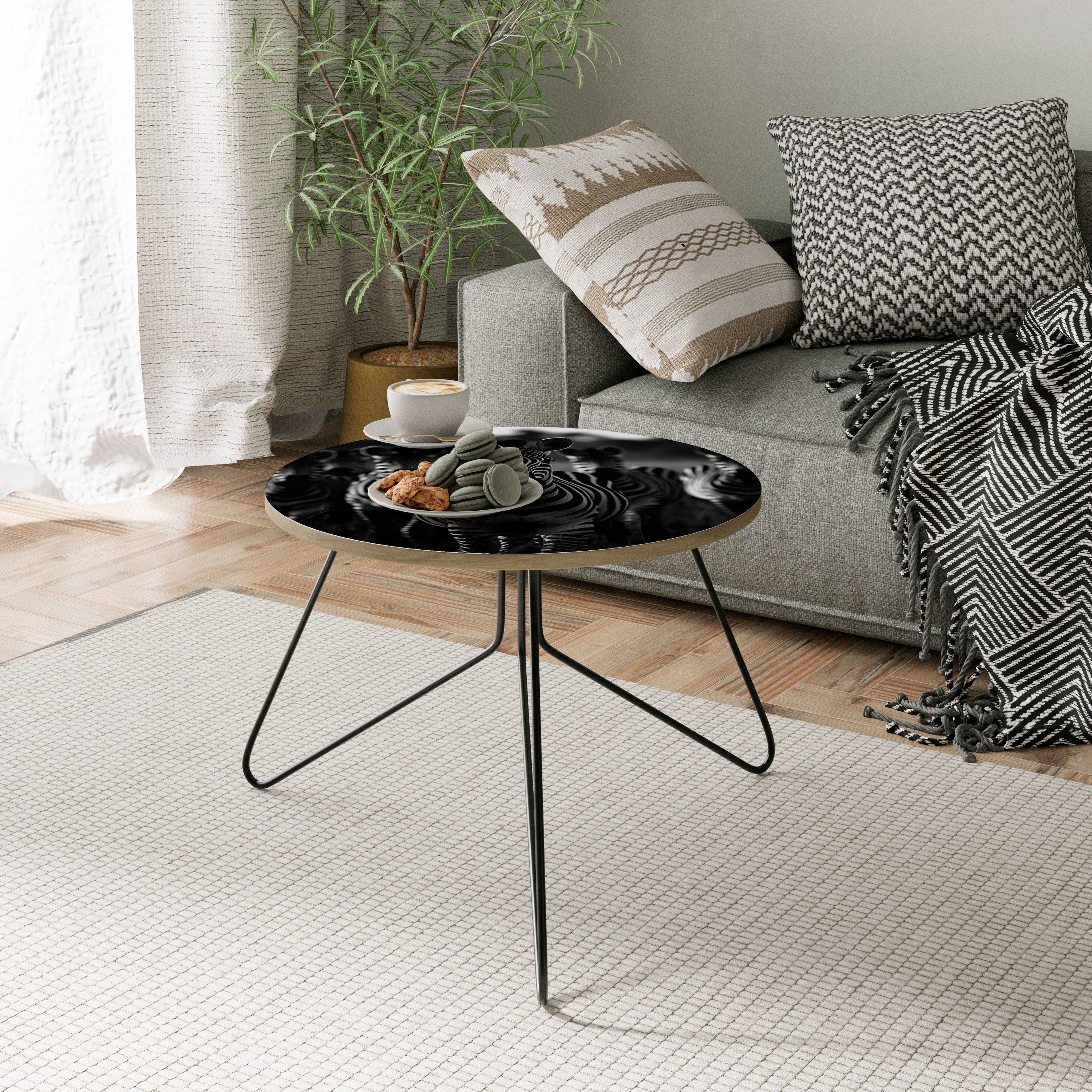 STRIPED SYMPHONY SAGA Coffee Table