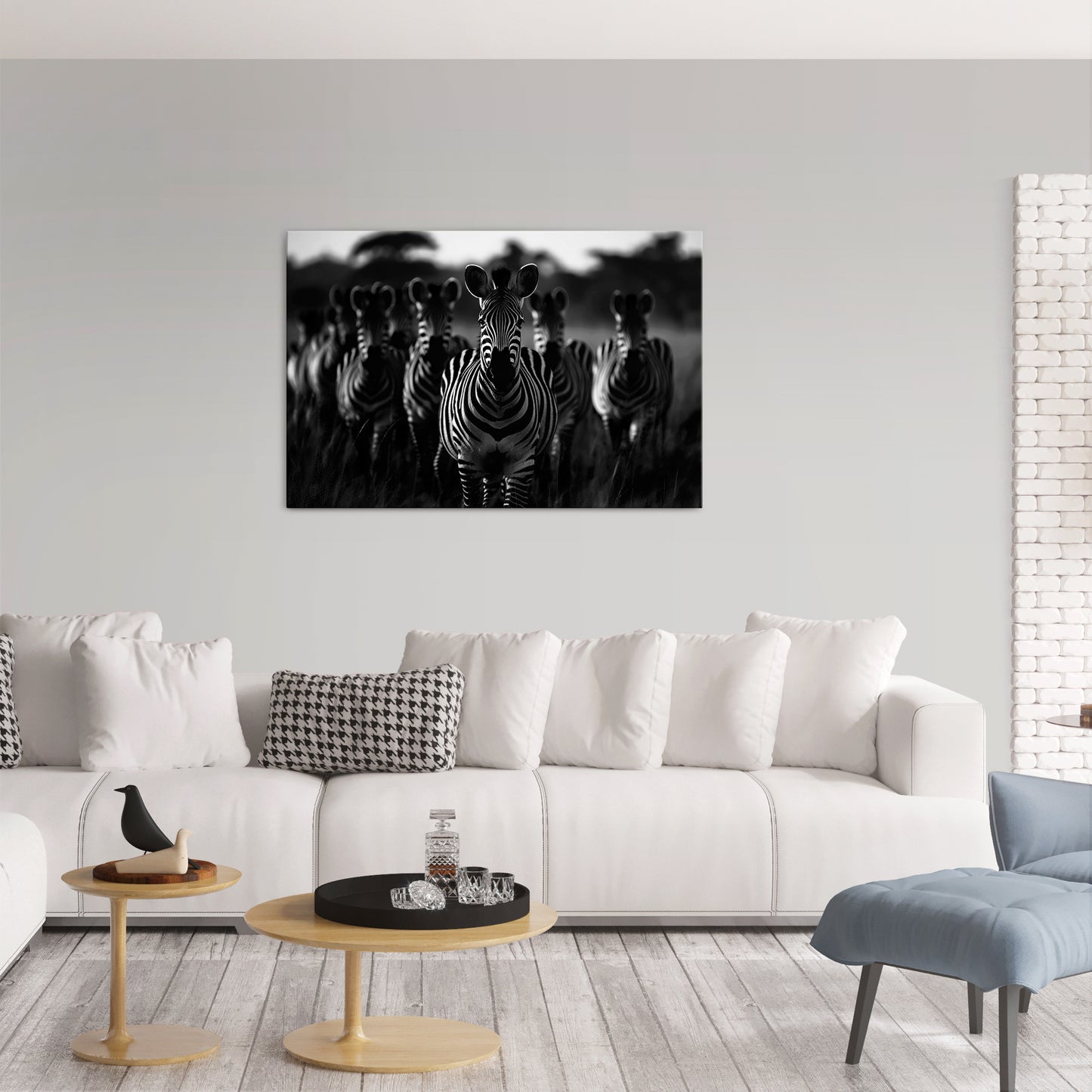 STRIPED SYMPHONY SAGA Horizontal Canvas Print
