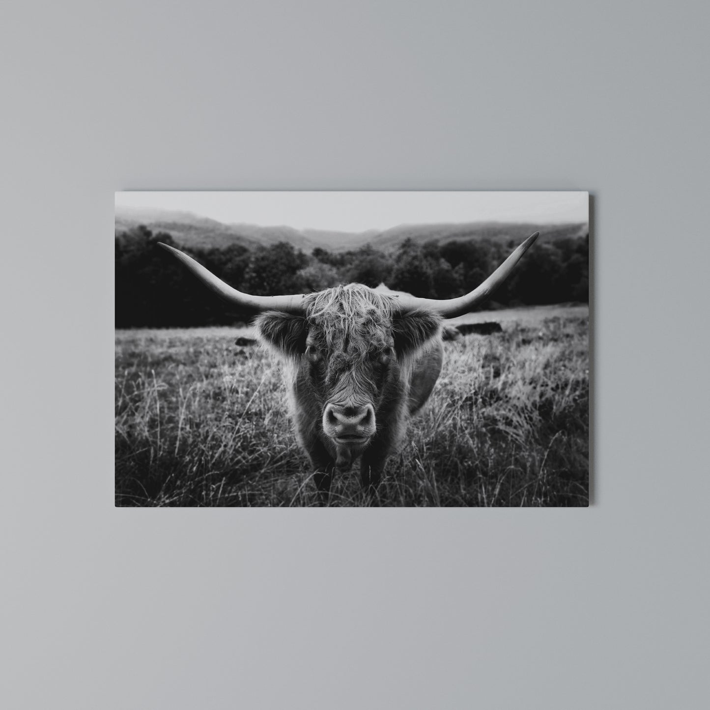 HORNED HERO IN FOCUS Horizontal Canvas Print