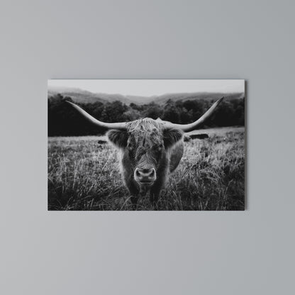 HORNED HERO IN FOCUS Horizontal Canvas Print