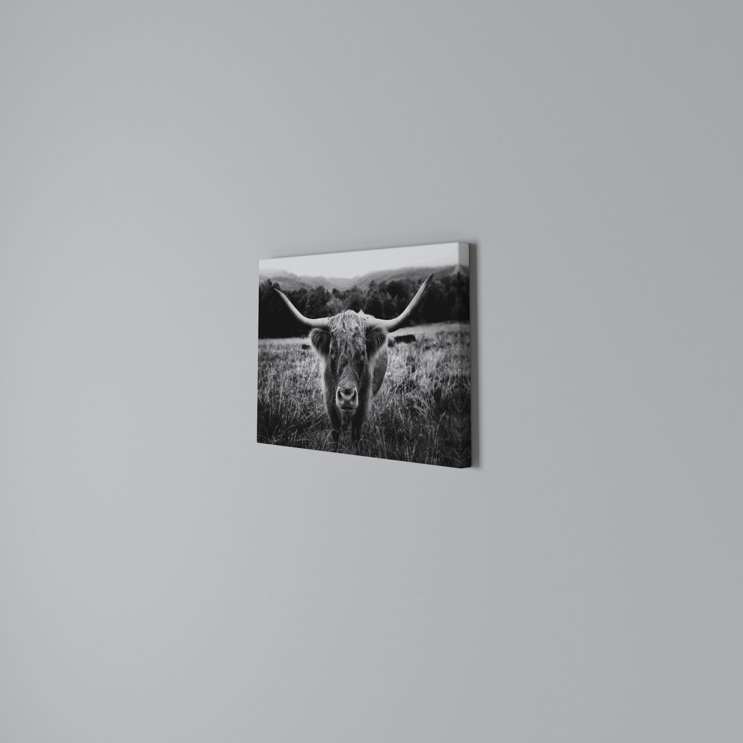 HORNED HERO IN FOCUS Horizontal Canvas Print