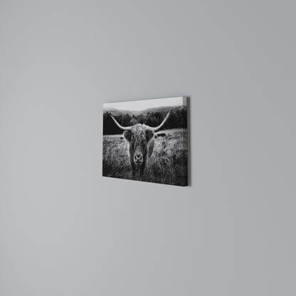 HORNED HERO IN FOCUS Horizontal Canvas Print