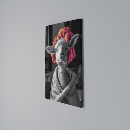 COUTURE CUDDLE Vertical Canvas Print