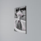 PINK CLOUD BATH TIME Vertical Canvas Print