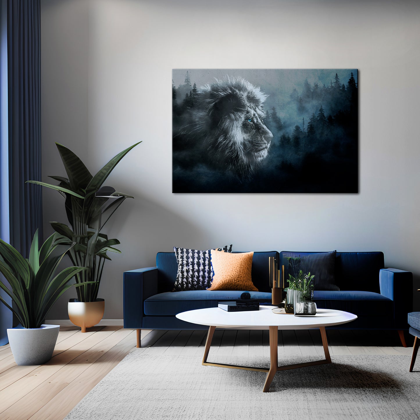 FROSTED ROYALTY Horizontal Canvas Print