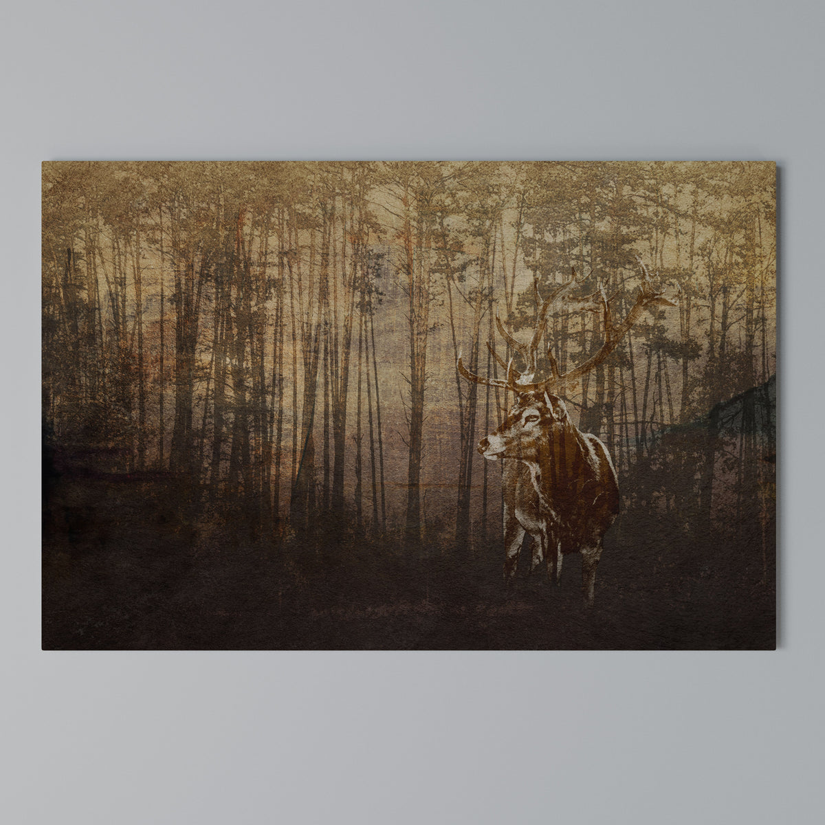 WHISPERING WOODS MYSTIQUE Horizontal Canvas Print