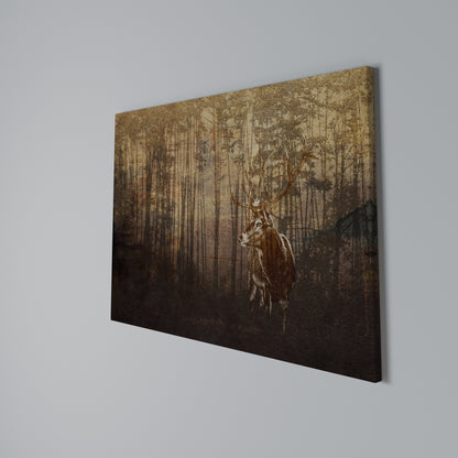 WHISPERING WOODS MYSTIQUE Horizontal Canvas Print