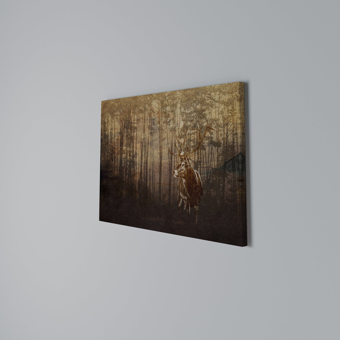 WHISPERING WOODS MYSTIQUE Horizontal Canvas Print