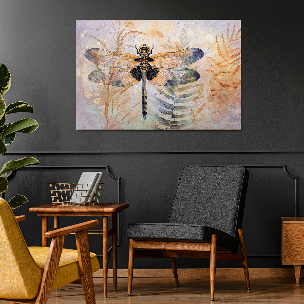 HER HIGHNESS DRAGONFLY Horizontal Canvas Print