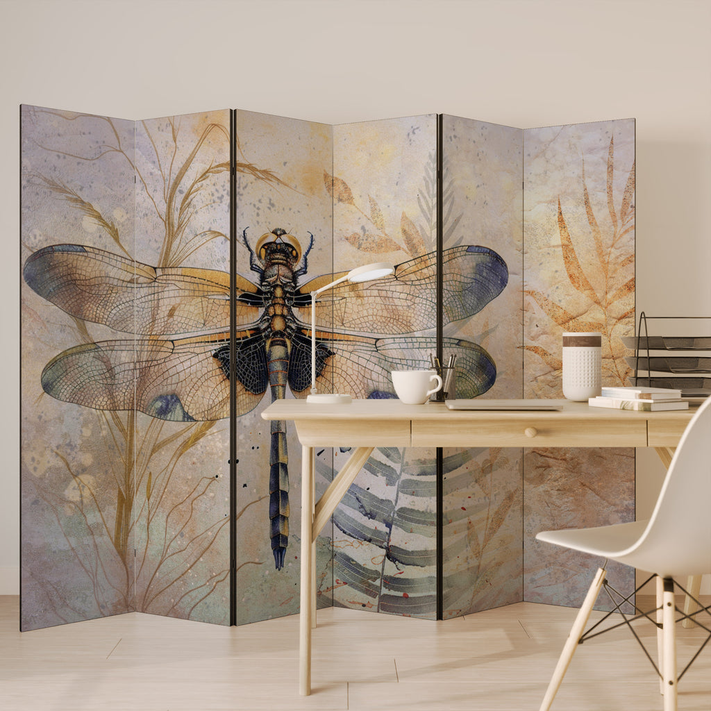 HER HIGHNESS DRAGONFLY 6-Panel Room Divider