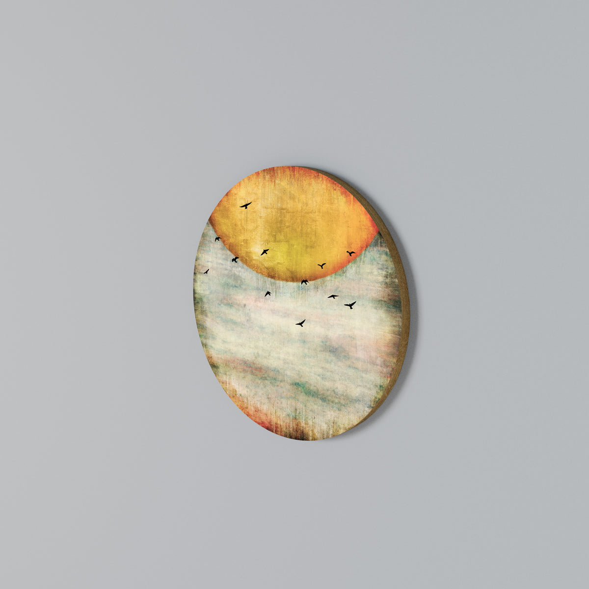 UP TO THE SUN Kulatá nástěnná dekorace