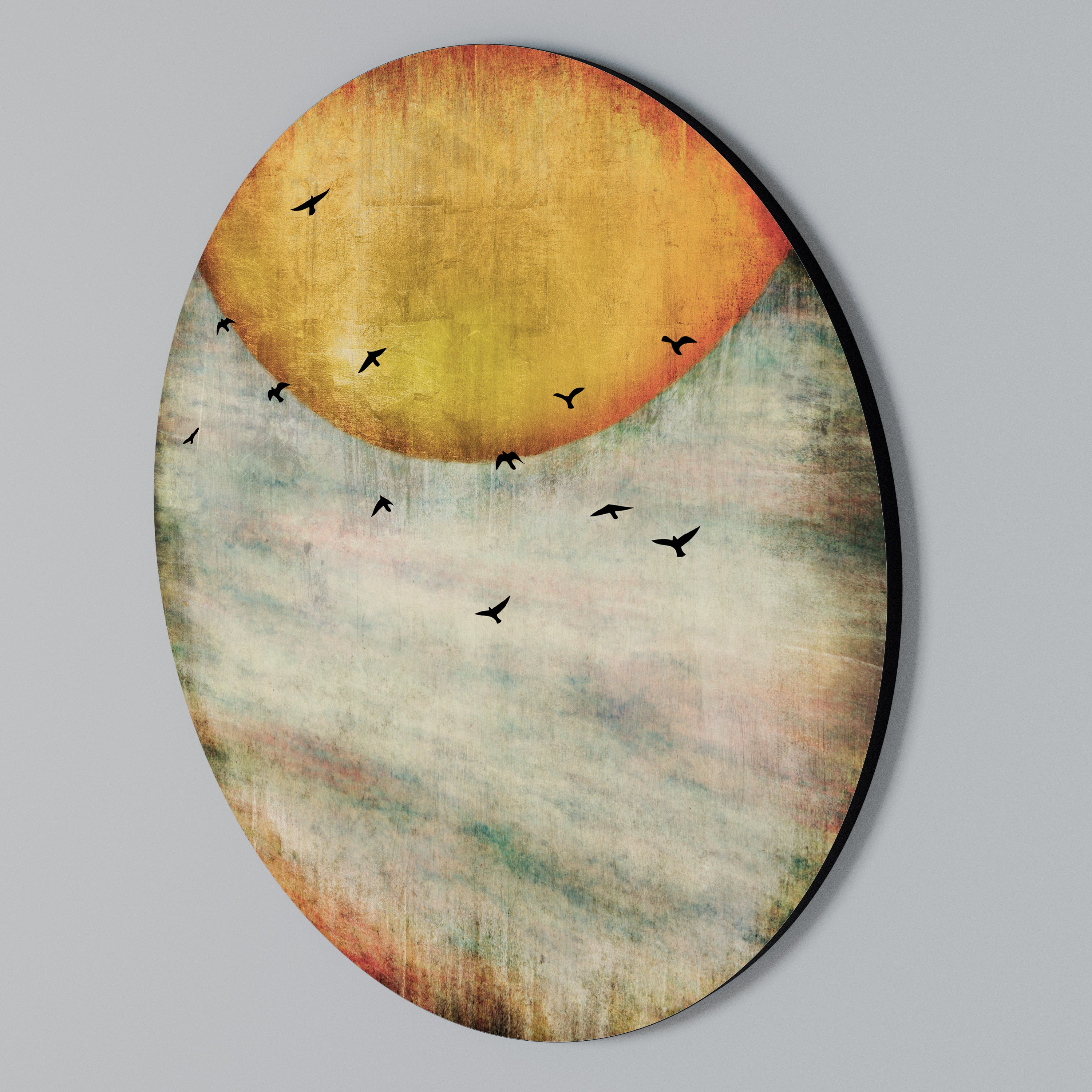 UP TO THE SUN Round Wall Art