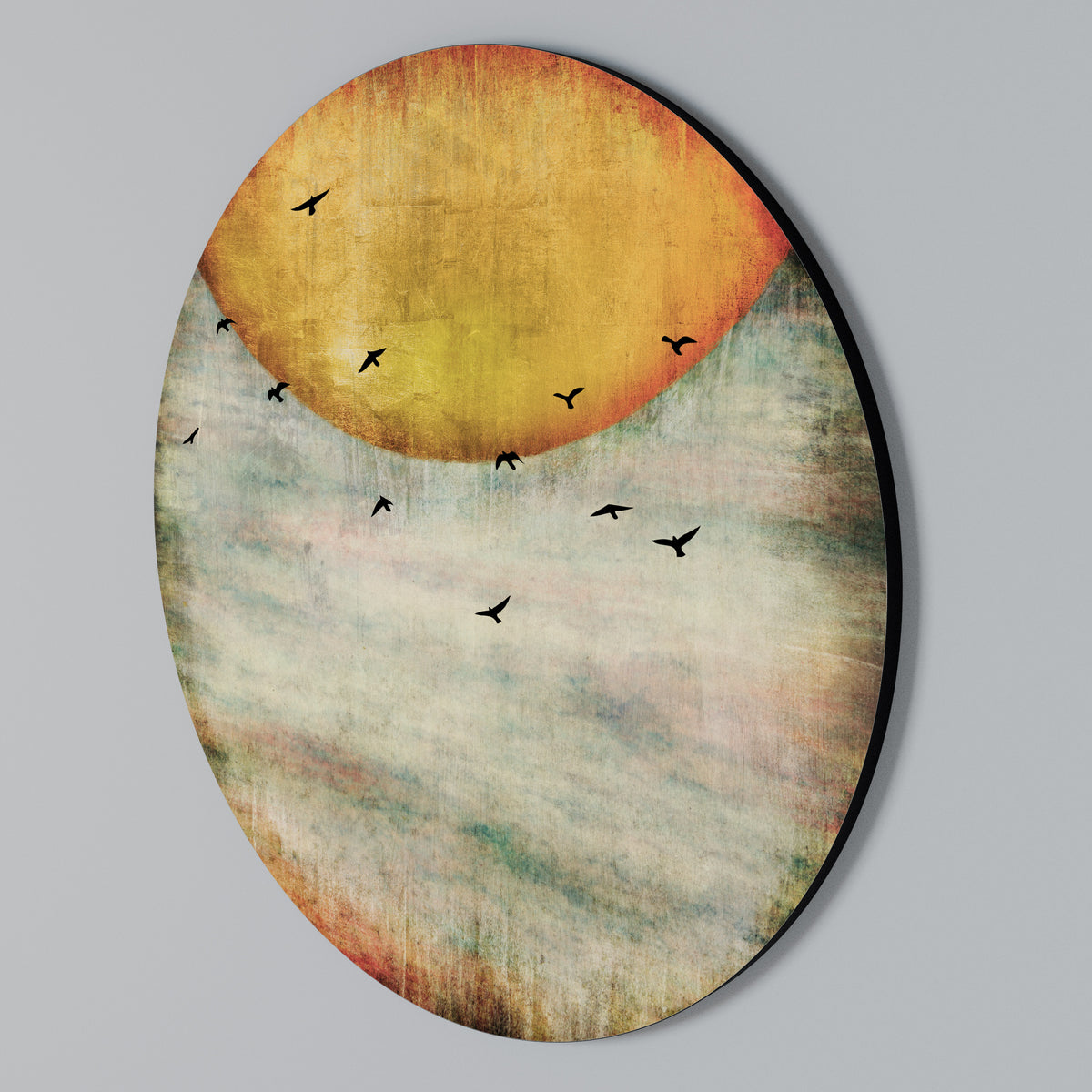 UP TO THE SUN Kulatá nástěnná dekorace