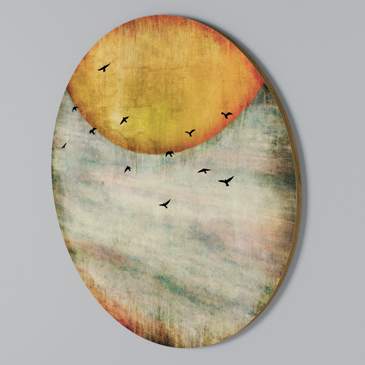 UP TO THE SUN Kulatá nástěnná dekorace