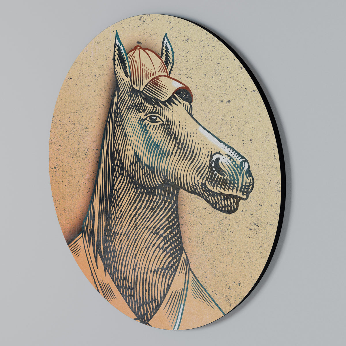 EQUINE SWAGGER Kulatá nástěnná dekorace