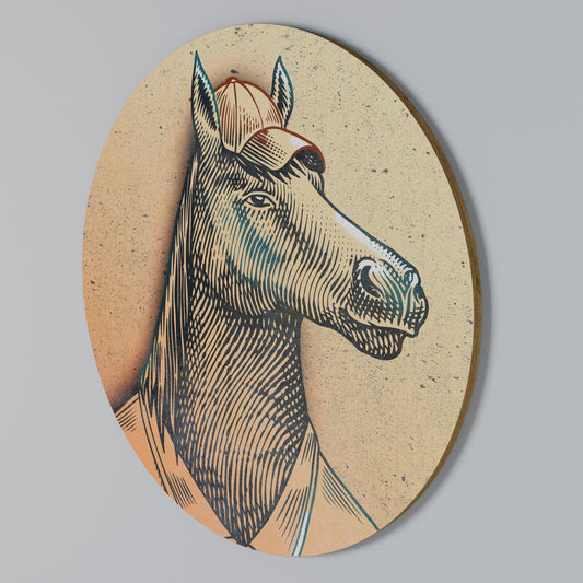 EQUINE SWAGGER Kulatá nástěnná dekorace