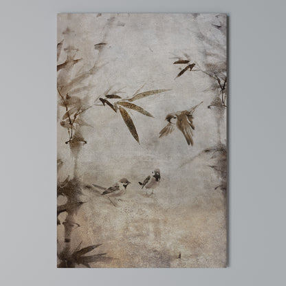 SPARROW BLISS Vertical Canvas Print