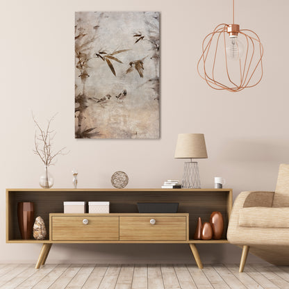 SPARROW BLISS Vertical Canvas Print