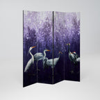 MYSTICAL CRANE GATHERING 4dílný paraván