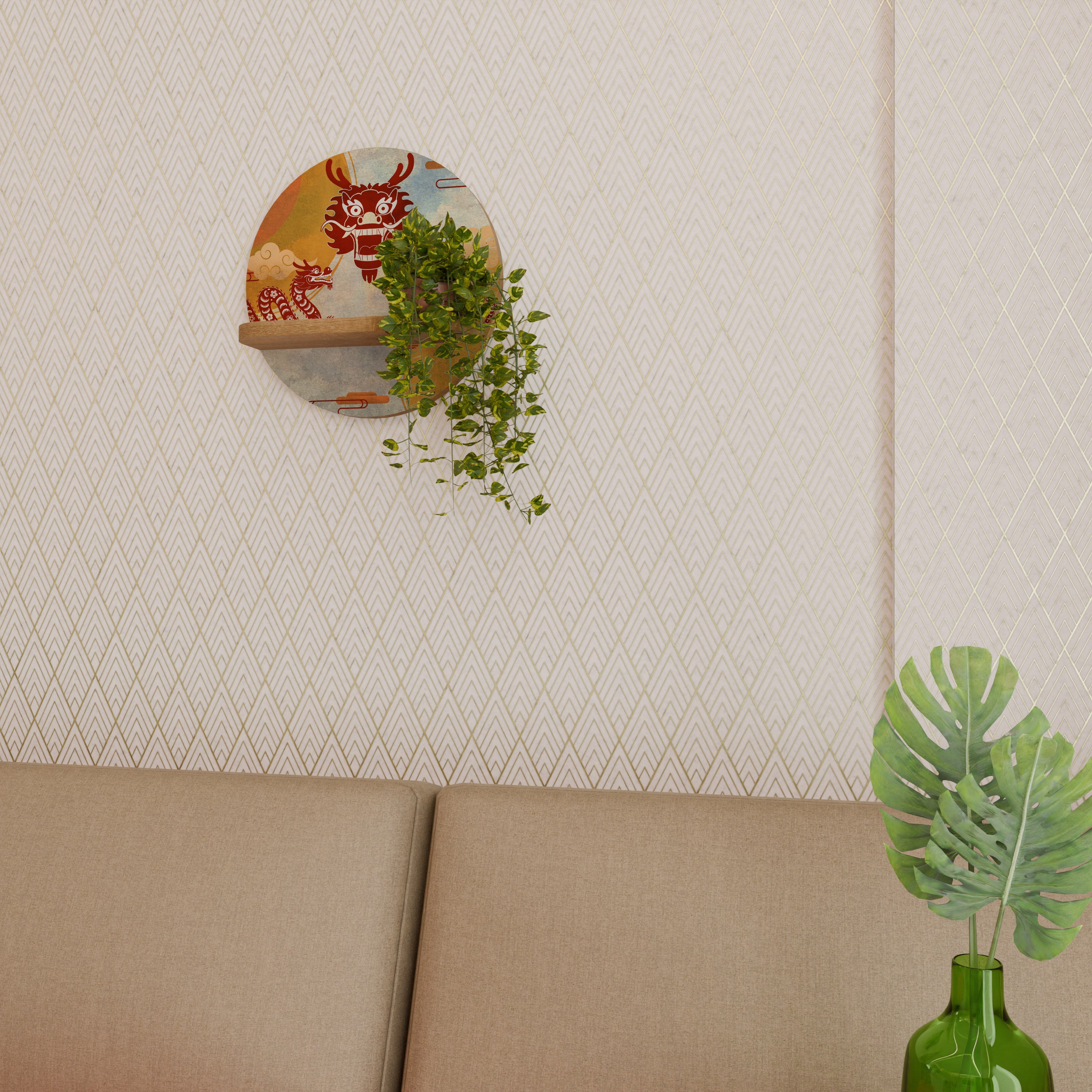 MYSTICAL DRAGON Designová police