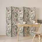 BULLFINCH SONG 5-Panel Room Divider