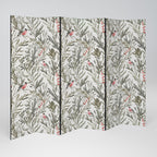 BULLFINCH SONG 6-Panel Room Divider